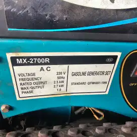 Genset Morris Mx 2700