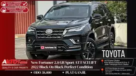 Toyota New Fortuner 2.8 GR Sport AT FACELIFT 2022 Black On Black Perfe