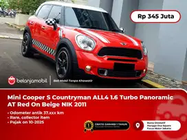 [KM ANTIK] Mini Cooper S Countryman 1.6 Turbo AT Red 2011/2012