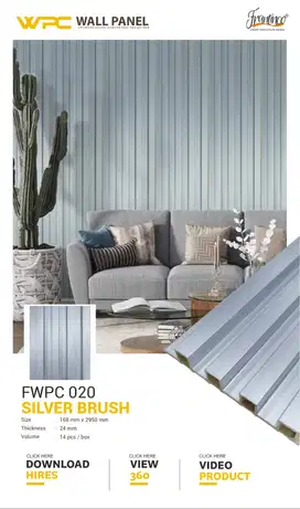WPC Wallpanel Frantinco - Wall panel Hiasan Dinding P. 2,9meter