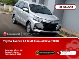 [ PAJAK PANJANG ] Toyota Avanza 1.3 G MT Manual Silver 2020/2021
