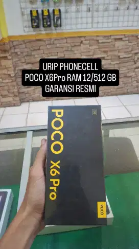 POCO X6Pro RAM 12/512 GB GARANSI RESMI