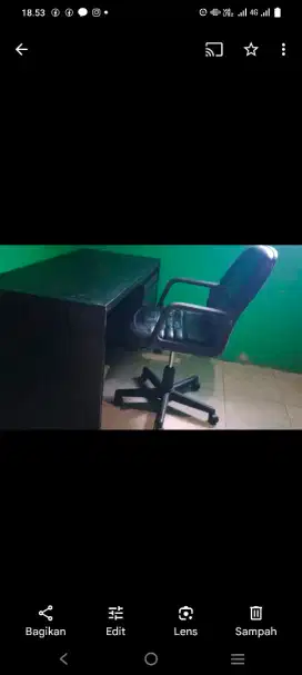 Meja kantor, set kursi