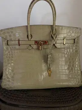 Tas wanita croco kulit asli masih sgt bagus jarang pakai