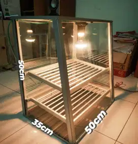ETALASE DISPLAY MAKANAN / FRIE CHICKEN