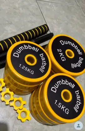 Dumbell barbel besi fitenes 20kg