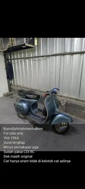 Jual vespa vbb 1964