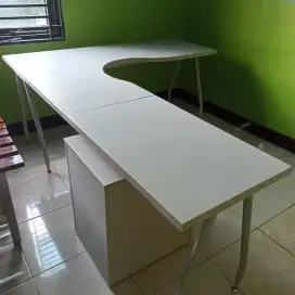 Ex Kantor/ Meja Kantor/ Meja Kerja Letter L