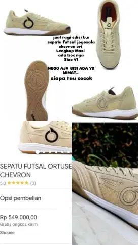 Sepatu futsal jogosala chevron ori