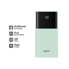 Rt190s real kapasitas 10.000 mah LED indikator