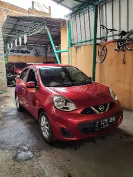 Dp 15 jta Nissan March 1.2 L matic 2016 Red Km 78 ribuan