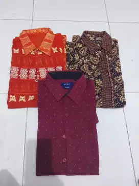 Jual Murah 3 Lembar KEMEJA BATIK