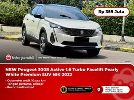 [ KM 10RB] Peugeot 3008 Allure Active 1.6 Turbo PUTIH SUV 2022 2023