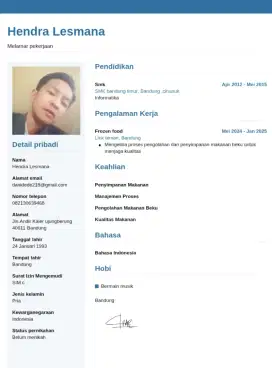 Melamar pekerjaan