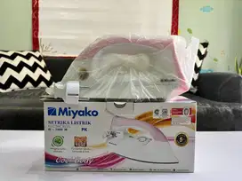 Setrika Miyako EI1000MPK - Pink anti lengket 395 watt