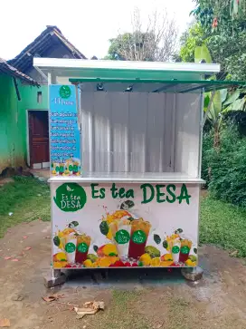 Booth container