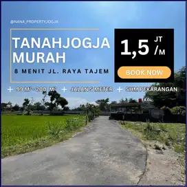 100jtan Potongan Hingga 10jt Tanah Jogja 8 Menit Jl. Raya Tajem Sleman