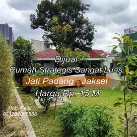 Dijual Segera Lahan dan Rumah Strategis di Jati Padang, Pasar Minggu.