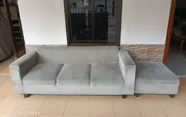 Sofa Abu-abu 3 seats