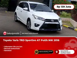 [ WARRANTY ] Toyota Yaris Trd Sportivo AT Putih 2016/2017