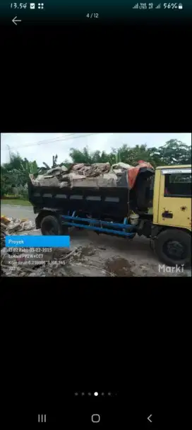 Buang puing dan urukan