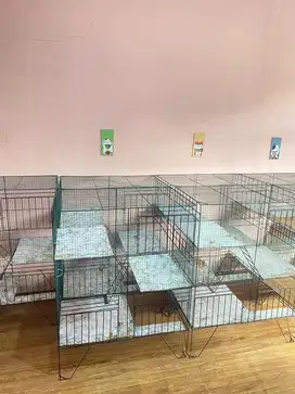 Kandang bekas besar murah bonus litter box