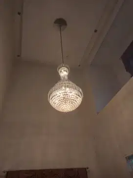 jual murah lampu kristal besar