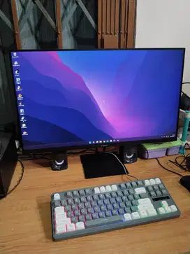PC gaming Ryzen 5-5600 8/256gb + monitor 27inch + keyboard