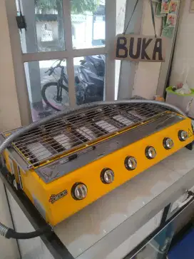 Kompor bakaran 6 tungku