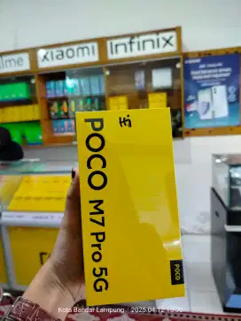 Poco M7 Pro 5G RAM 8/256GB, 
BRG DIJAMIN SEGEL ORI
GARANSI RESMI 1TH