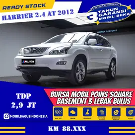 [Low DP n km]Toyota Harrier 2.4 240G SUV AT 2012 PUTIH