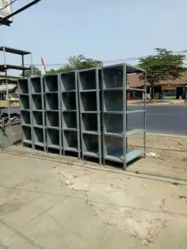 Rak besi siku baru kuat dan kokoh