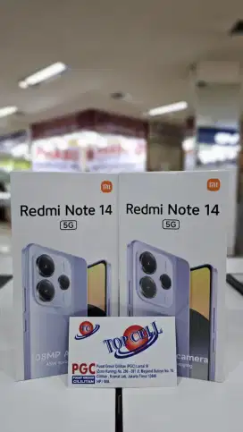 Xiaomi Redmi Note 14 5G ram 12gb+12gb/256gb nfc baru garansi resmi