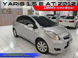 Toyota YARIS E 1.5 Bensin AT 2012 Silver,  Original