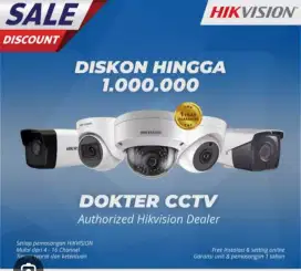 PROMO CCTV LENGKAP PLUS PEMASANGAN