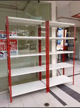 Rak besi siku susun Rak laundry pakaian murah kuat Rak besi siku