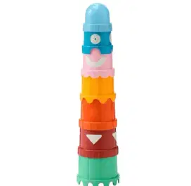 Mainan Stack Plastik Warna Warni merk Ikea