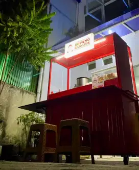 gerobak baja ringan untuk rokbak dll