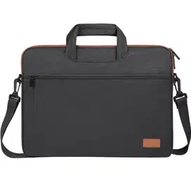 Tas laptop warna hitam 12-14inch