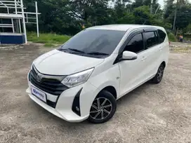 Low KM Toyota Calya 1.2 G Bensin-MT 2021 Putih WXZ
