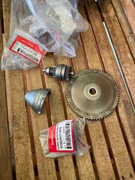 Sparepart beatkarbu copotan face drive, pinion dan tutupnya