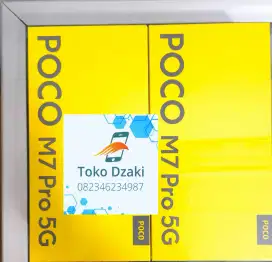 Poco M7 Pro 5G 8/256 Garansi Resmi Xiaomi Baru Dan Segel
