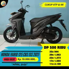 HONDA VARIO 125 CBS ISS 2021 KREDIT DP 500RIBU ANGSURAN SANGAT RENDAH