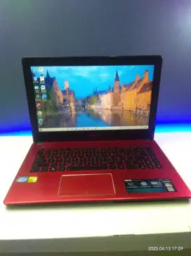 Asus intel core i3 -3217U marun mulus