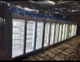 Chiller/showcase berbagai macam.merk dan kapasitas