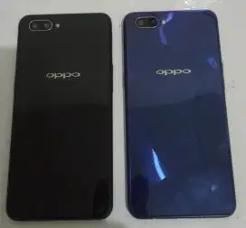 Oppo A3s 6/128 Hitam dan Biru