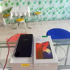 Oppo A3s 6/128 BEKAS fullset normal bisa Tukar Tambah