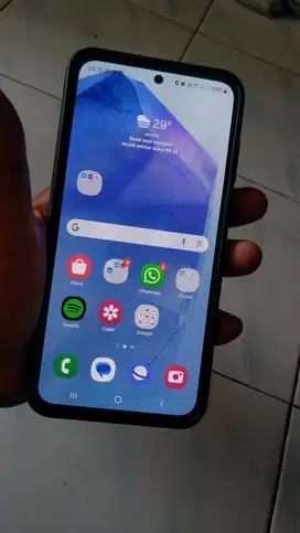 Hp samsung Galaxy A55 8/256 GB  Pemakaian 2 minggu  Blue ice