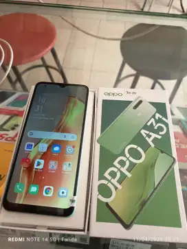 Oppo A31 6/128 bekas fullset normal bisa Tukar Tambah