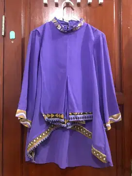 Baju ungu etnik preloved